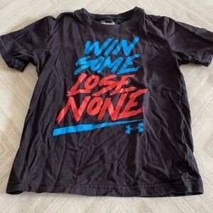 Under Armour Boys Win Some Lose None Black T-shirt